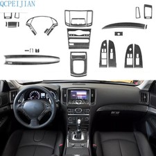42Pcs Infiniti G37 2-door coupe full carbon fibre interior kit 2010-2013 picture