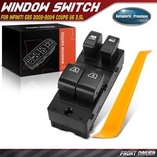 1xFront Left Driver Power Window Switch for INFINITI G35 2003-2004 Coupe V6 3.5L picture