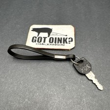 Kawasaki 73-75 Z1900 Z1 Z-1 900 Genuine OEM #751 Key +Original Fob Leather Loop picture
