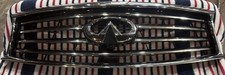 2014 2015 2016 2017 INFINITI QX70 FRONT BUMPER CENTER GRILLE GRILL W/ CAMERA OEM picture