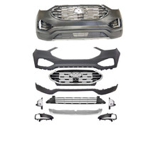 For 2019-2024 Ford Edge Complete Front Bumper Cover Kit W/Grille & Fog Lights picture