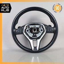 12-18 Mercedes W212 E350 CLS550 E550 Steering Wheel w/ Paddle Shifters OEM picture