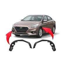 2018-2022 Hyundai Accent Set of 2 Fender Liners HY1248170 HY1249170 86811J0000 picture