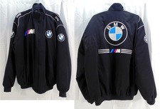 BMW M Power Black Men's XXXL Motorcycle Racing Zip Up Jacket  picture