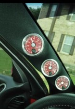 Triple A-pillar pod CUSTOM 2004-2006 gto 04,05,06 Gauge Pod Pontac Gto picture