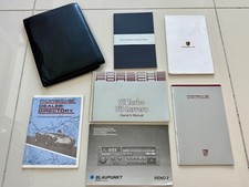 1990-98 Porsche 911 Carrera 2/4 Turbo Owner's Manual + Leather Pouch OEM picture