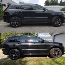 Crux Moto Window Chrome Delete Air Release Gloss Black fits Jeep Grand Cherokee  picture