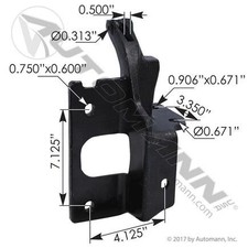 Automann 564.59618R Bumper Bracket   Rh, For Kenworth picture