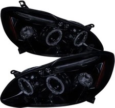 FOR 2003-2008 Toyota Corolla LED Halo SMOKE Projector Headlights Headlamps Pair picture