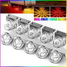 Dual Color LED Watermelon Lights with Bracket Trailer Truck Marker Light 12-24V picture