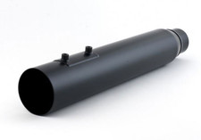 D&D Billet Cat Ghost Pipe Black Mufflers 2017-2024 M8 Harley Touring, 630N-31TG picture