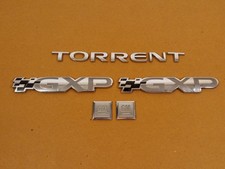 RARE 2006-2009 Pontiac Torrent Emblem Badge Logo Letters Trunk Chrome OEM USED picture