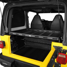 Fit 1997-2006 Jeep Wrangler TJ Textured Steel Trunk Cargo Rack Storage Basket picture