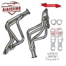Long Stainless Exhaust Manifold Headers for Olds Cutlass Delta 65-74 350 400 455 picture