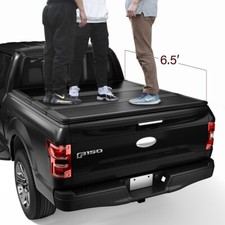 6.5FT Bed Hard Tri-fold Tonneau Cover For Chevy Silverado 2007-2014 GMC Sierra picture