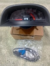 1969 pontiac gto lemans hood tach 5500 red line picture