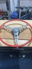 Vintage Red 17” STEERING WHEEL for Chevy Corvette 1956-1962  picture