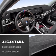 Custom Alcantara Car Dashboard Cover Wrap for BMW 3 Series 2022-2024 picture