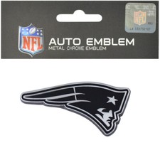 New NFL New England Patriots Car Truck Real Chrome Metal Automotive Emblem picture