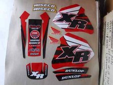 TEAM HONDA RACING GRAPHICS XR70 XR70R XR80 XR80R XR100 XR100R 1985-2000 picture