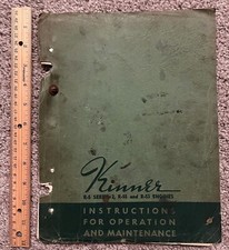 Kinner Aircraft Engines Manual R-52 R-55 R-53 Engines December 1941 WWII AAF picture