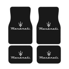4 Piece Maserati Car Front & Rear Floor Mat Set Non-Slip Carpet Mats picture