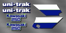 1987 Kawasaki KX250 6pc Graphics Decals stickers Aufklebers 87' KX motocross MX picture