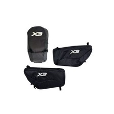 3 Pcs Side Door and Seat Storage Bags Black With X3 Logo Fits Can Am Maverick X3 picture