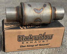 **AUTHENTIC**Black Widow Exhaust BW0012-30 NeighborHater Muffler 3 in. **NEW** picture