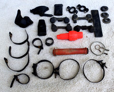 GENUINE OEM 1983 - 1987 HONDA XL600R PARTS LOT CLAMPS BUSHINGS CAPS & MORE picture