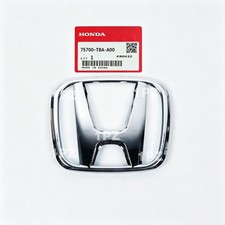 Front Grille Emblem 117mm H Logo Badge Chrome Fits Honda Civic OEM 75700-TBA-A00 picture