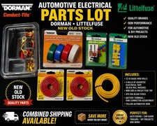 Dorman Conduct-Tite & Littelfuse Automotive Electrical Parts Lot NOS Wire Fuse picture