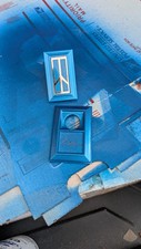87-88 Oldsmobile Cutlass 442  Euro Mount Header Panel Emblem Trunk Lock Blue  picture
