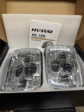 HWSTAR 6000K 180W 1000% Bright H6054 5x7 7x6 Led Headlights JEEP XJ TJ YJ New picture