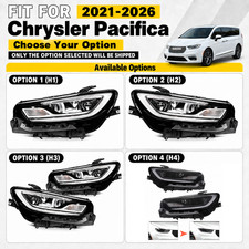 For 2021-2026 Chrysler Pacifica LED Projector Headlight w/LED Module Left Right picture