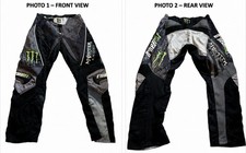 O’Neal Monster Energy Motocross Pants Black Gray Green MX ATV Dirt Bike (32) picture