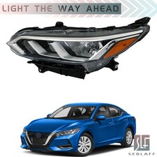 For 2020-2023 Nissan Sentra S/SV Headlight Halogen Driver Left Side Clear Lens picture