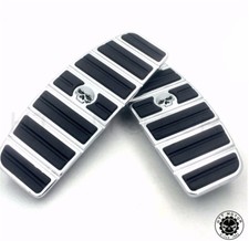 Skull Rider Footboard Insert Kit- Traditional D For 87-15 TOURING/ 86-15 SOFTAIL picture