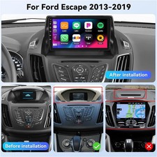 For Ford Escape 2013-2019 Kuga Stereo Radio GPS Navi Apple Carplay FM Android 14 picture