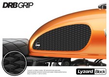 DRB Grip Royal Enfield INTERCEPTOR 650 (2018~) Tank Grips (LYZARD / Black) picture