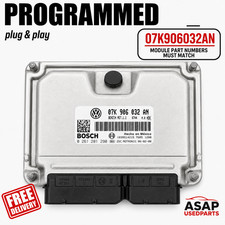 ⛽ PROGRAMMED PLUG & PLAY ECM ECU 2.5L VW VOLKSWAGEN JETTA 2006-2007 07K906032AN. picture