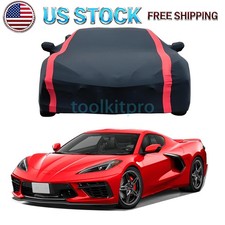 Car Cover for Corvette C8 Stingray 2020-2025 Stretch Satin DustProof Protection picture