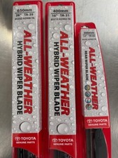 2019-2025 TOYOTA RAV4 FRONT AND REAR WIPER BLADES GENUINE TOYOTA REPLACEMENTS picture
