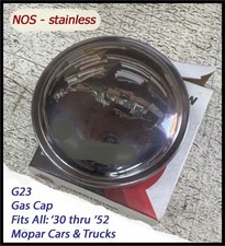 NOS 1930-1952 Mopar G23 Gas Cap Plymouth Dodge Chrysler 1940-1950 DeSoto Truck picture