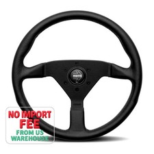 MOMO Motorsport MONTECARLO Steering Wheel Black Leather 350mm MCL35BK1B picture