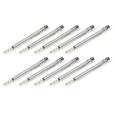 STEELMAN 5-50 PSI Polished Steel Pencil Air Pressure Gauge, 10-Pack picture