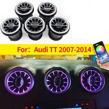 5PCS LED Ambient Light 256 Colours Air Vents For Audi TT 2007-2014 APP Control picture