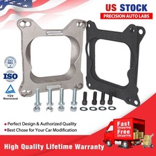 Square Bore to Spread Bore Manifold Aluminum Carburetor Adapter Plate picture