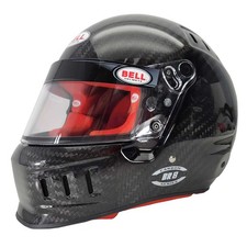 Bell BR8 Carbon Fiber Racing Helmet SA2020 7 3/8(59+) Red Interior Forced Air picture