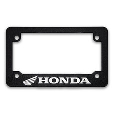 For Honda MOTORCYCLES Textured Motorcycle License Plate Frame (ALL MODELS YEARS) picture
